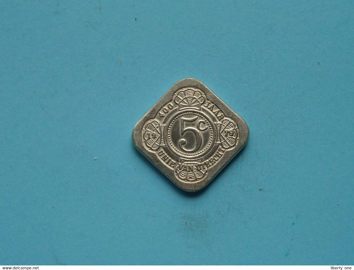 70 Jaar JULIANA Koningin Der NEDERLANDEN - 400 Jaar Unie Van Utrecht ( Zie Scans ) Stuiver / 5 Cent ! - Trade Coins