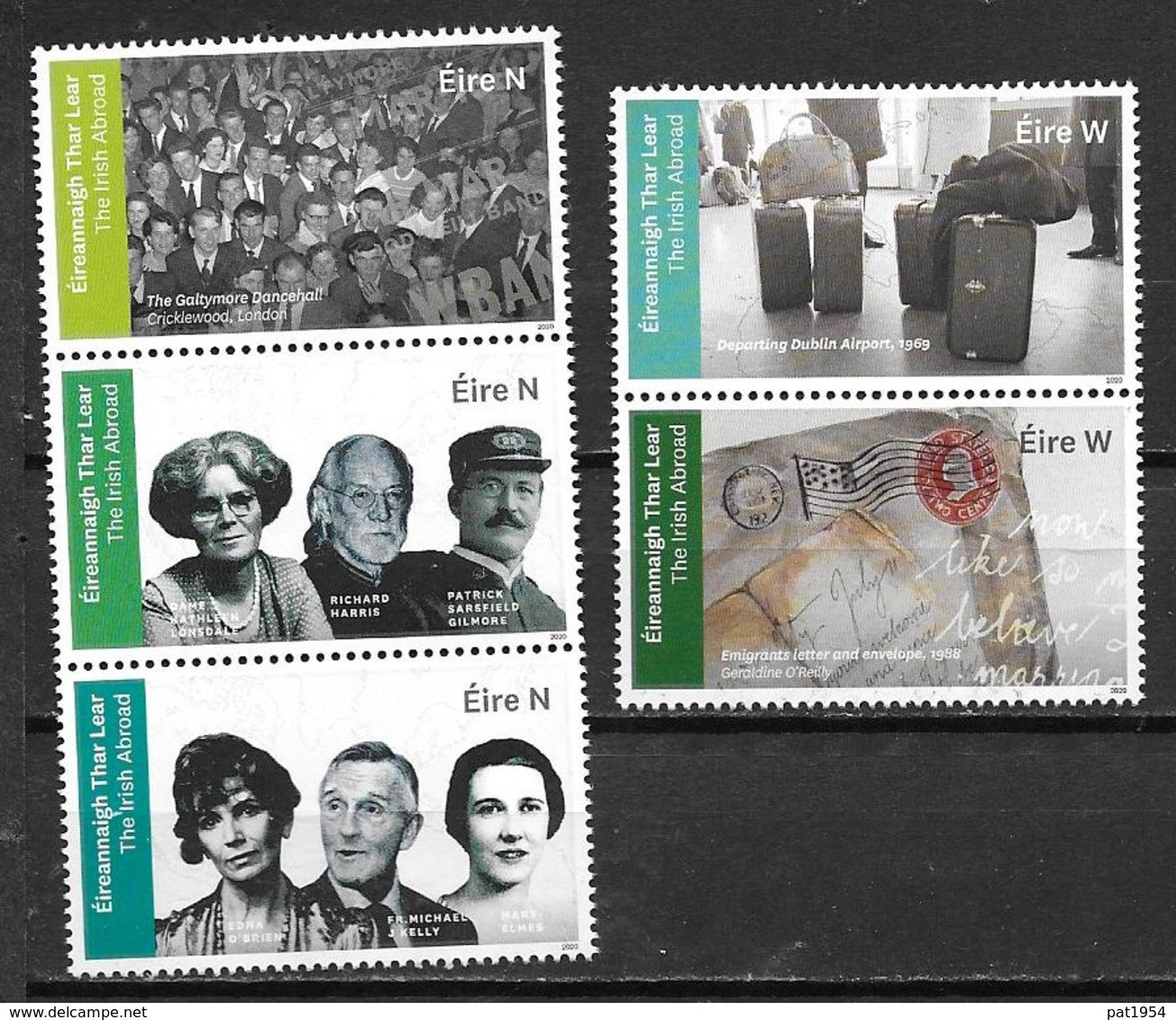 Irlande 2020 Série Neuve Irlandais à L'étranger - Unused Stamps