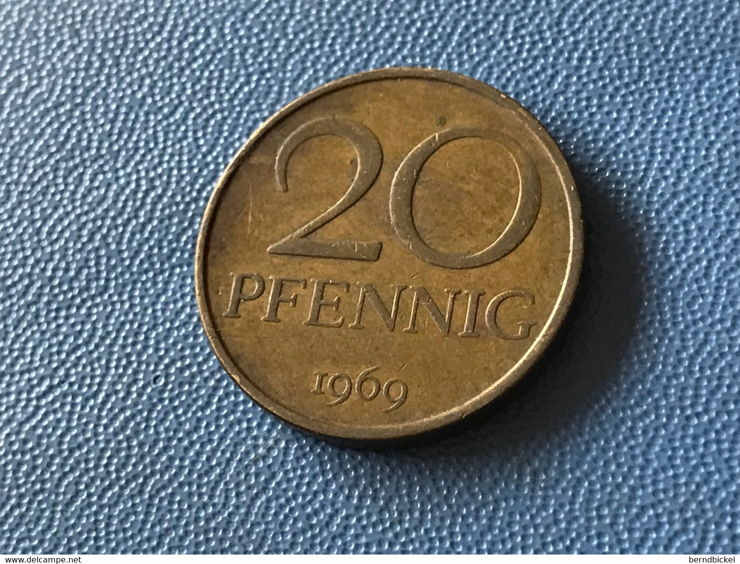 Münze Münzen Umlaufmünze Deutschland DDR 20 Pfennig 1969 - 20 Pfennig