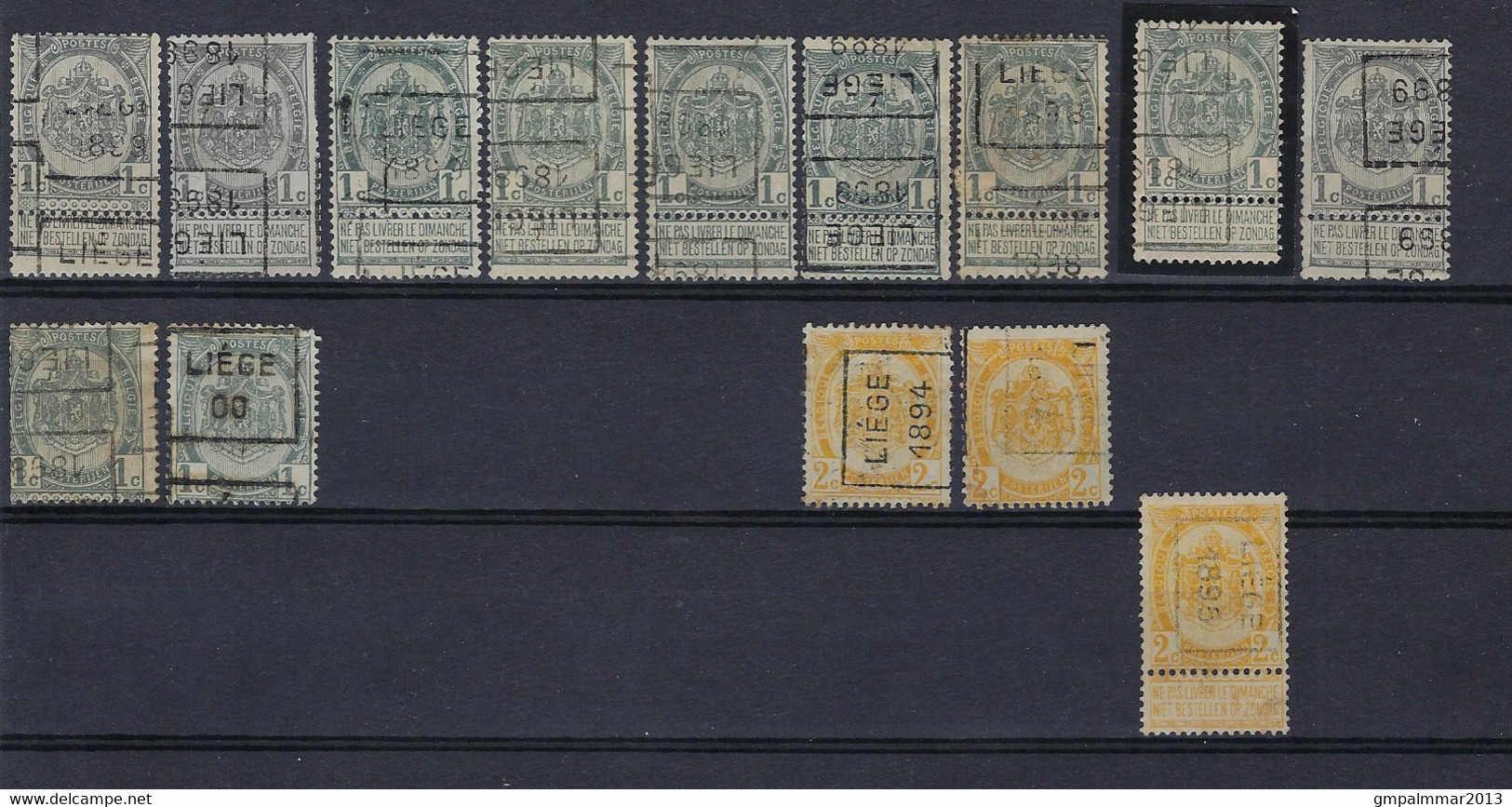 LIKWIDATIE RIJKSWAPEN LIEGE / LUIK Met O.a. Nrs. 11 A + B , 32 B , 151 C + D En 219 C + D  ,  Zie Scan !  LOT 256 - Altri & Non Classificati