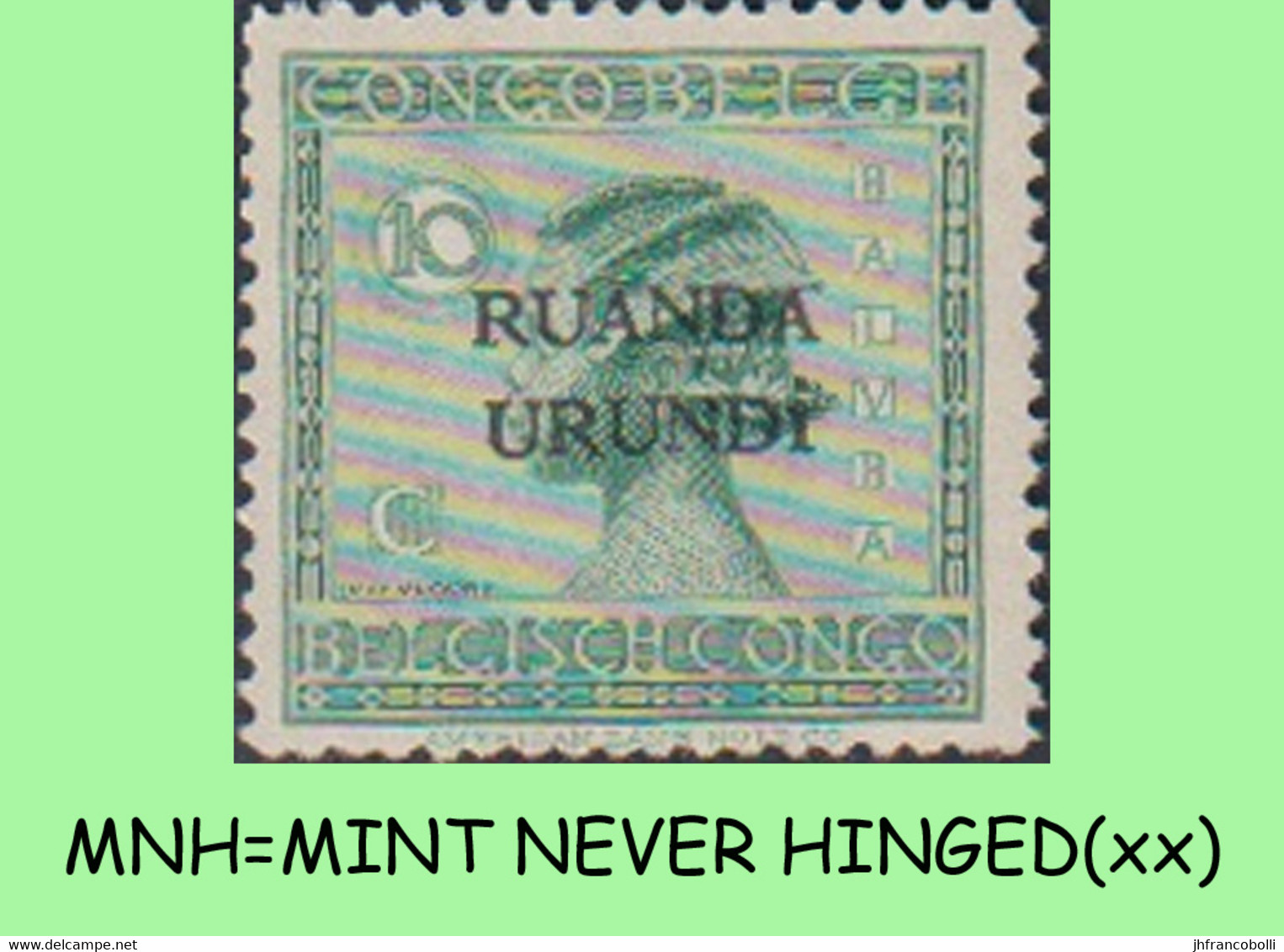 1924 ** RUANDA-URUNDI RU 050/060 MNH VLOORS -1- ( x 11 stamps )