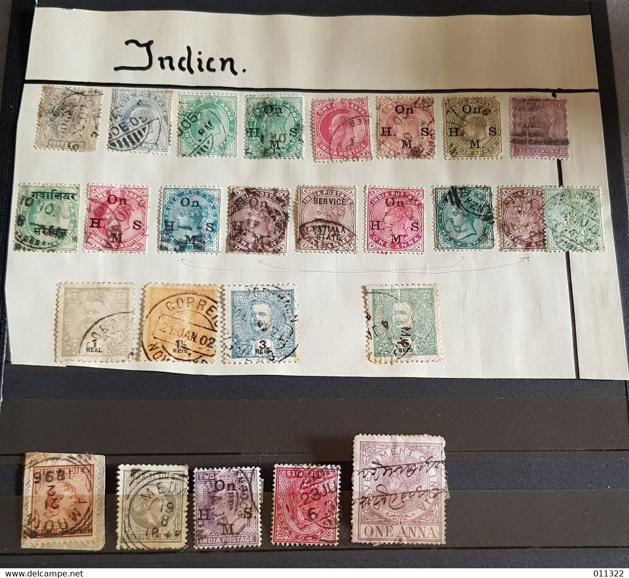 INDIA LOT STAMPS USED LOOK SCANN - Lots & Serien
