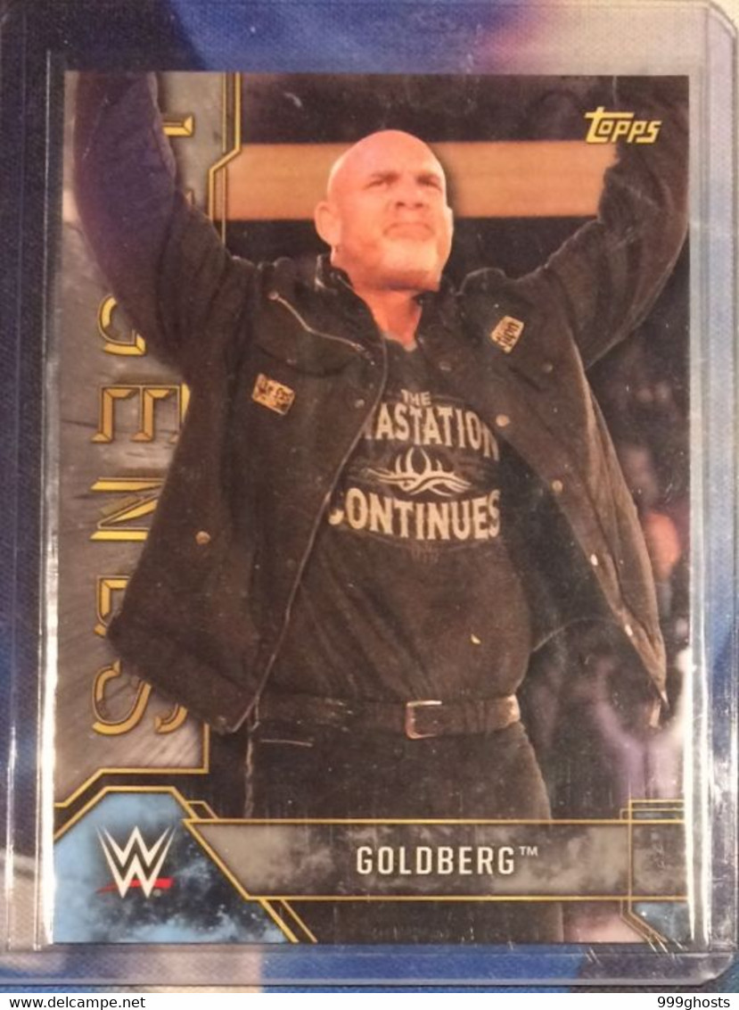 2017 WWE Legends Of WWE GOLDBERG 02/99 Silver Parallel TOPPS Trading Card Card #2 - Trading-Karten