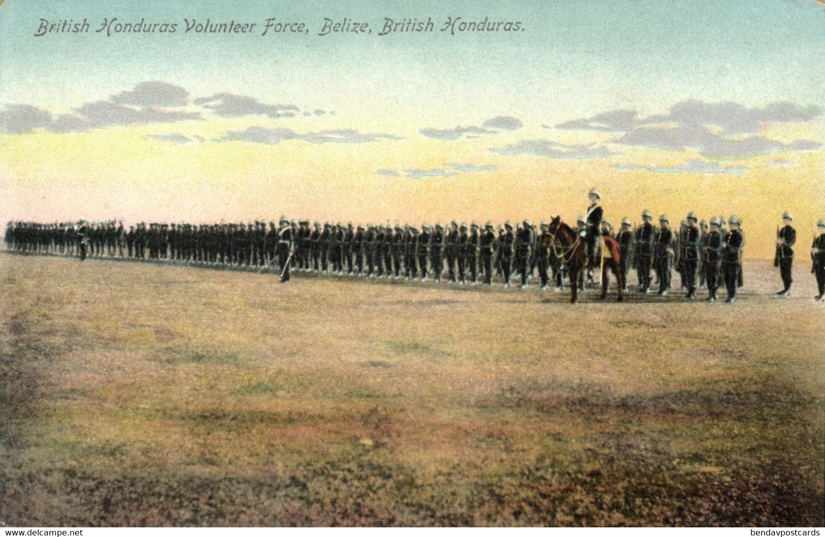 British Honduras, BELIZE, Volunteer Force, Military (1910s) Postcard - Belize