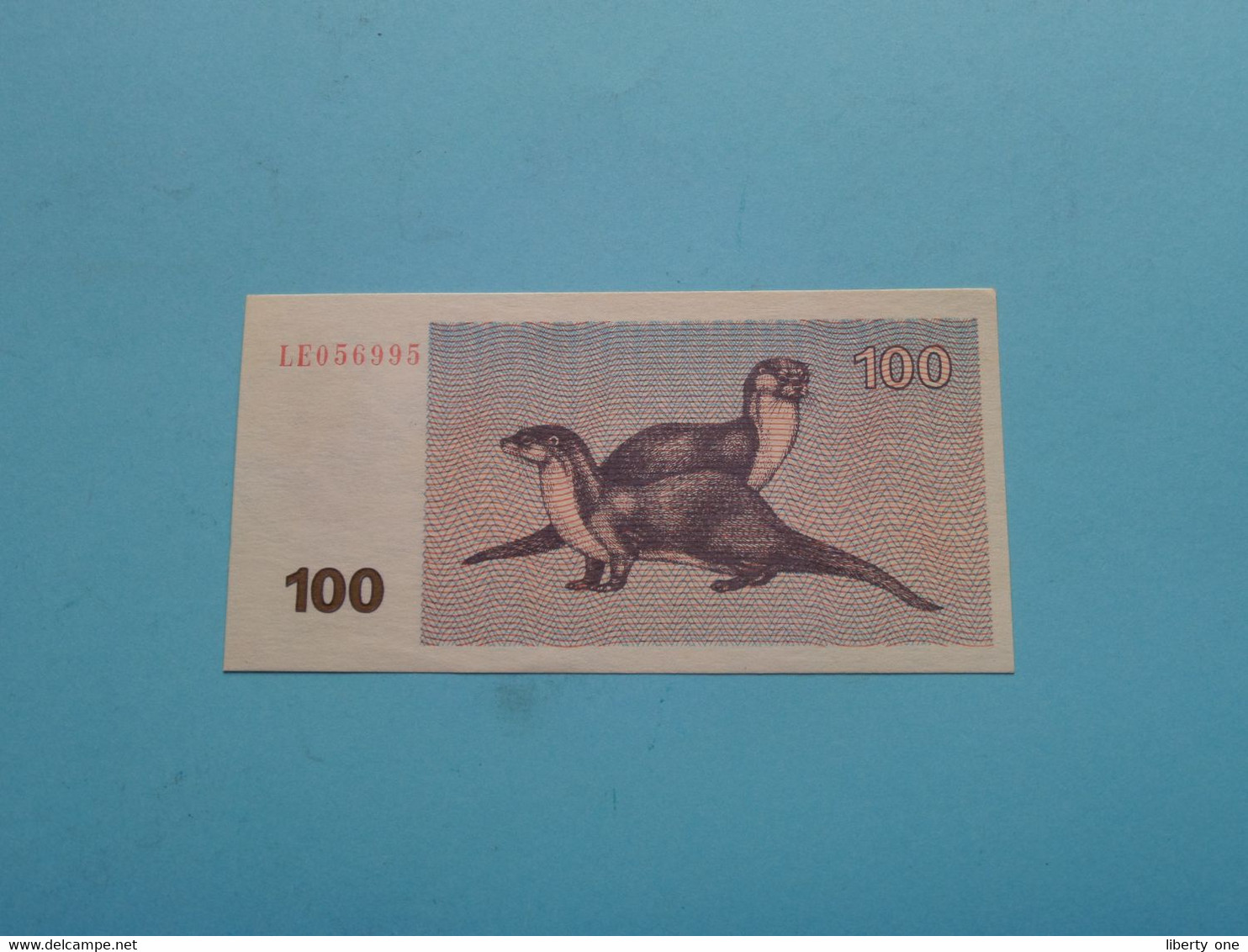 100 Talonas ( LEO56995 ) LIETUVOS Respublika / 1992 ( For Grade, Please See Photo ) UNC ! - Lithuania