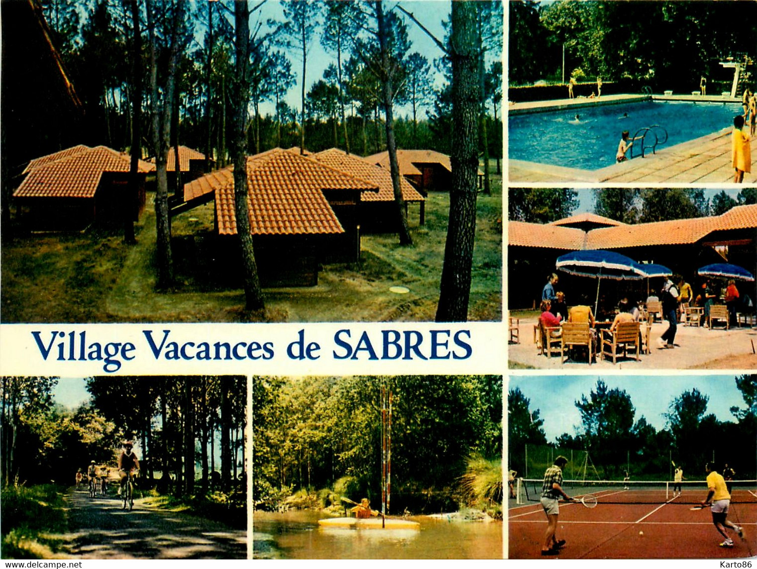 Sabres * Souvenir Du Village Vacances Et De Loisirs LEO LAGRANGE LOISIRS * Multivues * Tennis - Sabres