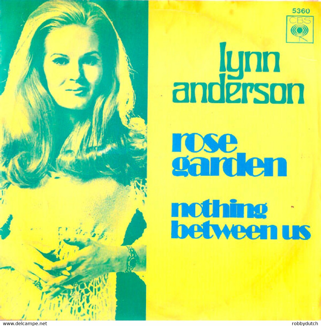 * 7" *  LYNN ANDERSON - ROSE GARDEN (Benelux 1970) - Country En Folk