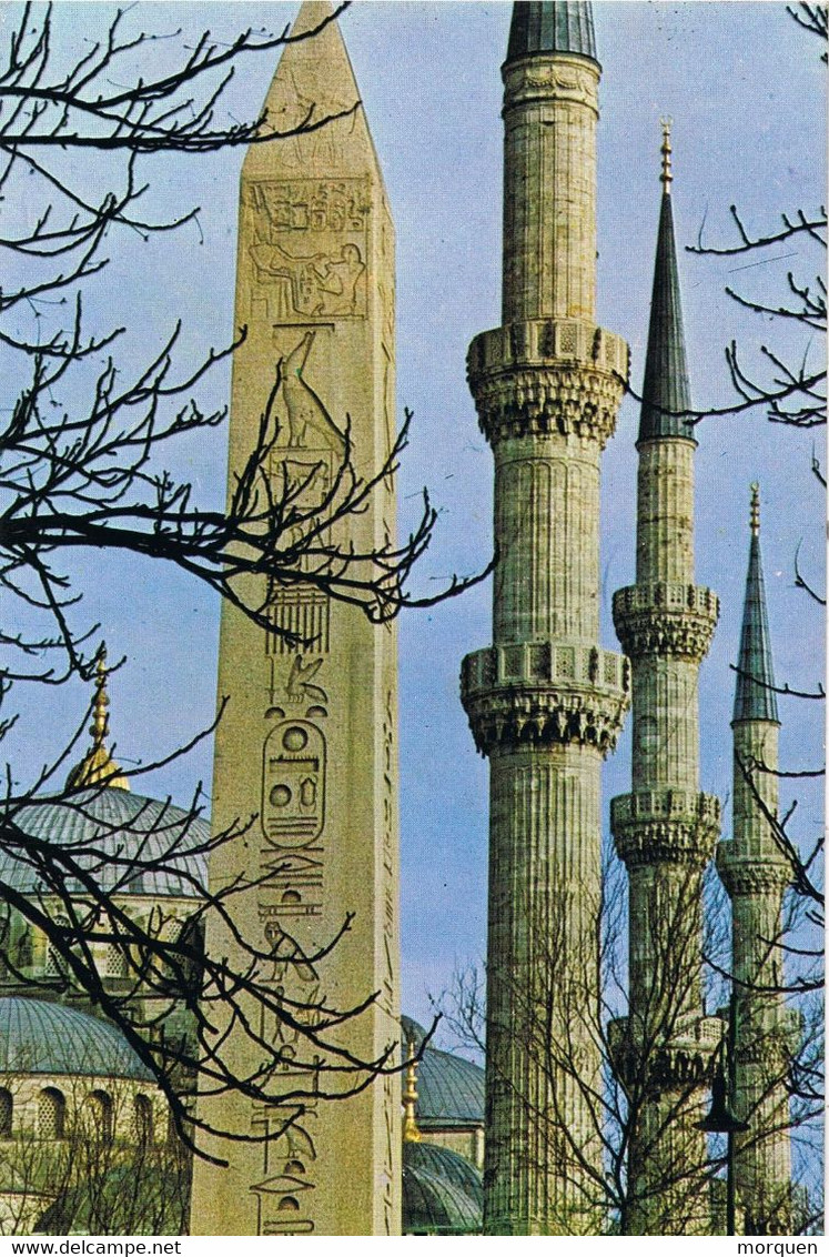 47087. Postal Aerea ISTAMBUL (Turquia) 1973. Mezquita Azul Y Obelisco Egipcio - Briefe U. Dokumente