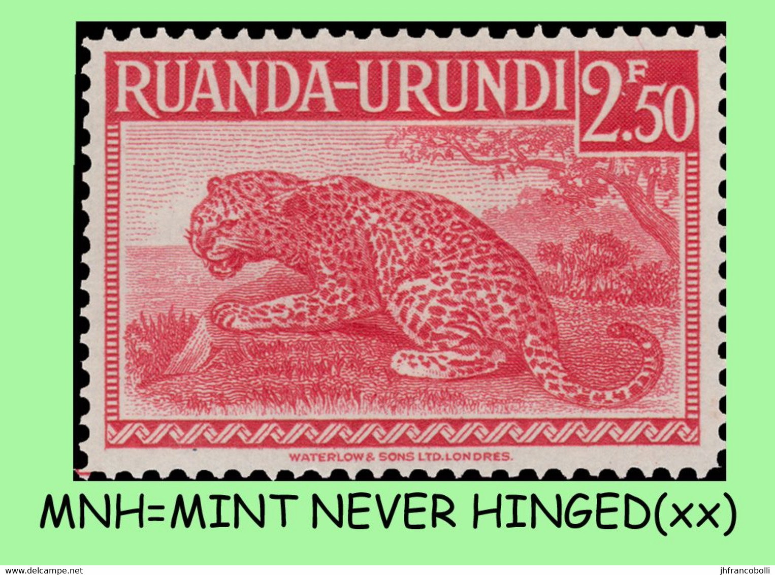 1942 ** RUANDA-URUNDI RU 126/146 MNH PALM SET SELECTION ( x 21 stamps )