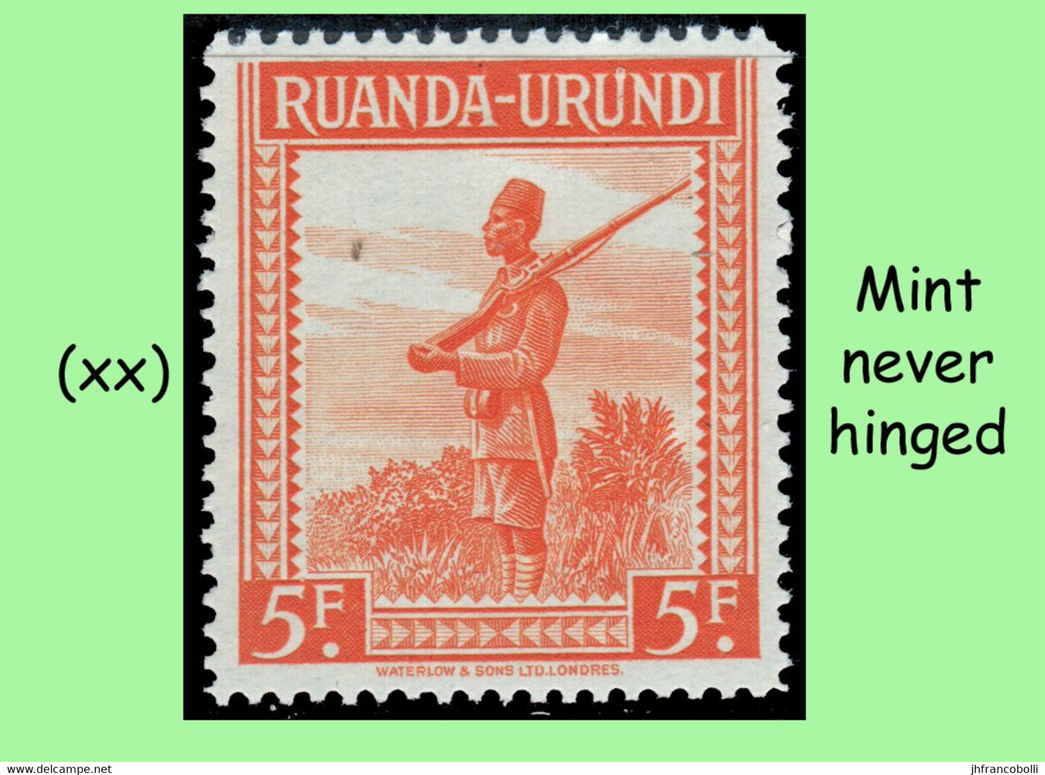 1942 ** RUANDA-URUNDI RU 126/146 MNH PALM SET SELECTION ( x 21 stamps )