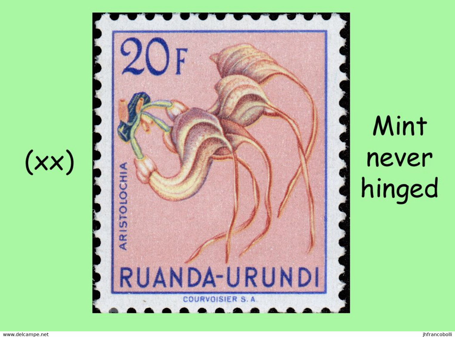 1953 ** RUANDA-URUNDI RU 177/195 MNH TROPICAL FLOWERS SET  ( X 19 Stamps ) - Unused Stamps