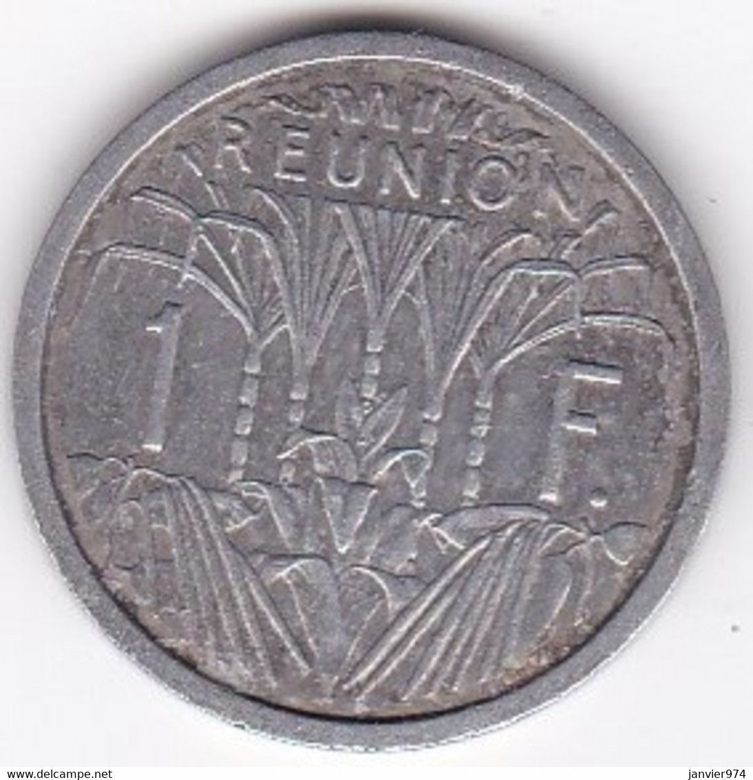 ILE DE LA REUNION. 1 FRANC 1948. AILE. ALUMINIUM - Réunion