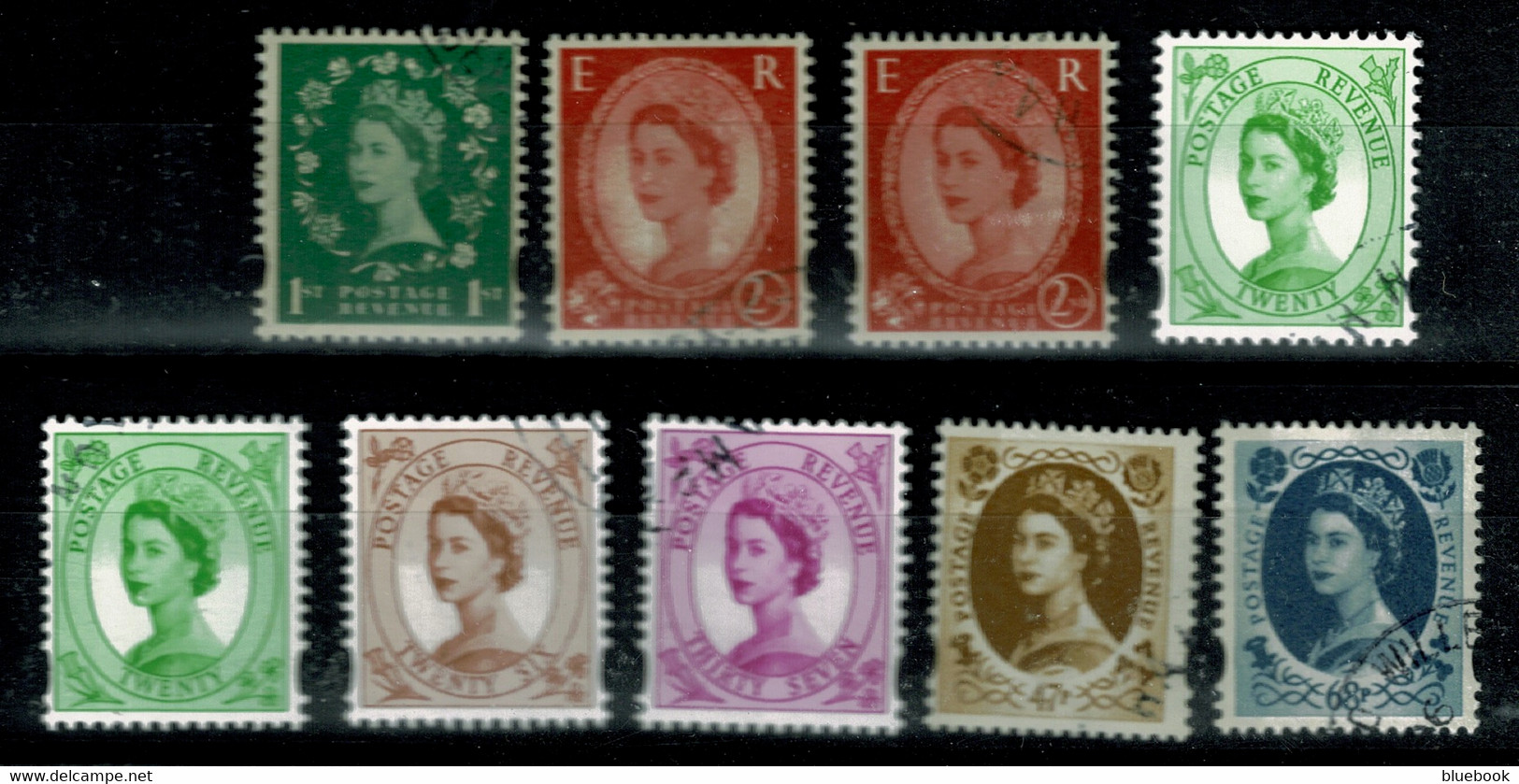 Ref 1569 - GB 2002 - 2003 Selection Of Wilding Stamps With Decimal Values - Very Fine Used - Gebraucht