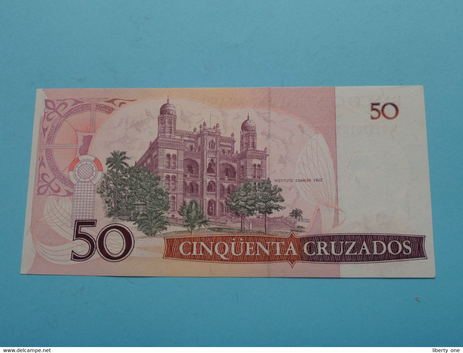 50 Cinqüenta Cruzados ( A 0357010988 A ) Banco Central Do Brasil ( Voir / See > Scans ) UNC !