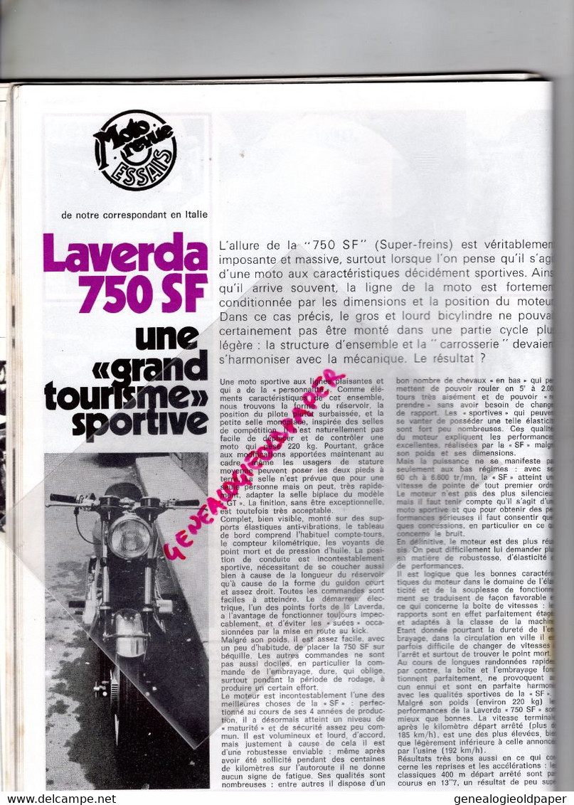 MOTO REVUE-1971-N° 2032-LAVERDA 750 F- CAGNES SUR MER-COOPER NORTH WEST 2000-KAWASAKI -CROSS-TRIAL OBERDIESSBACH-