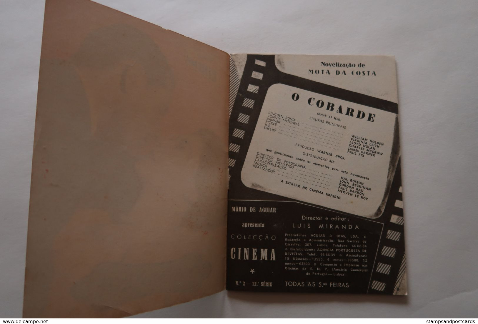 Portugal Revue Cinéma Movies Mag Toward The Unknown Brink Of Hell Mervin LeRoy William Holden James Garner Cyd Charisse - Cine & Televisión