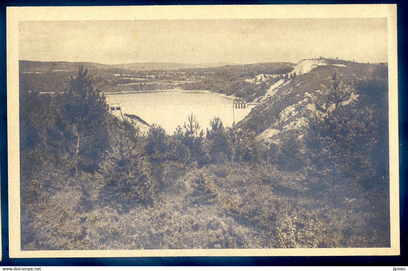 Cpa 22 Entre Mur Caurel Saint Aignan --  Barrage Et Lac De Guerlédan Vus De La Route Touristique   AOUT22-11 - Caurel