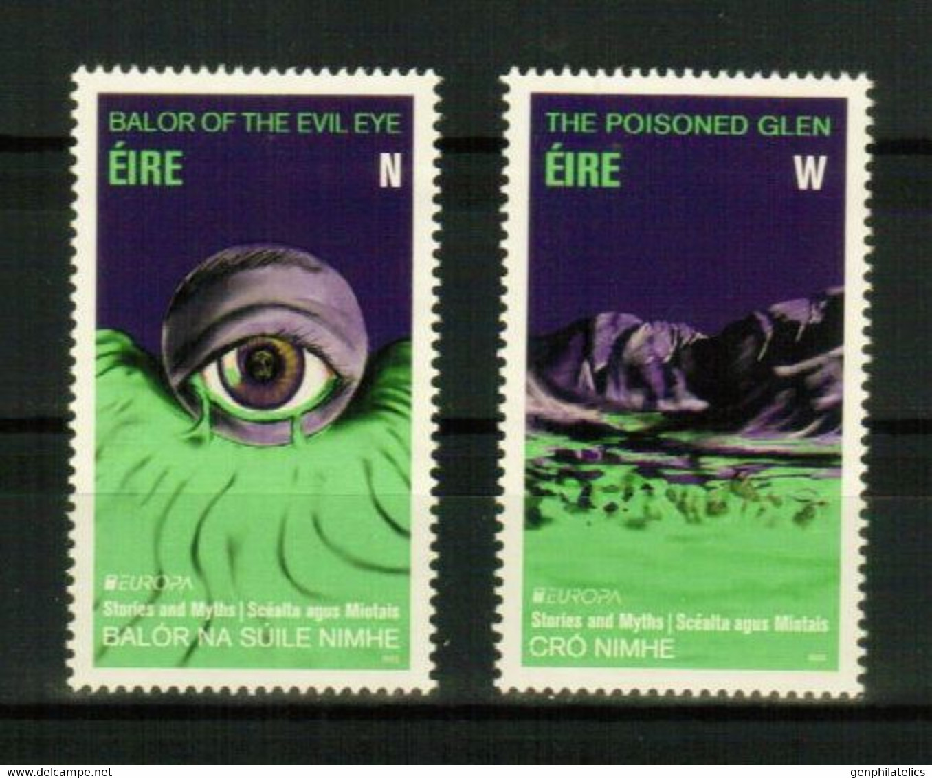 Europa CEPT 2022 IRELAND Stories & Myths - Fine Set MNH - Neufs