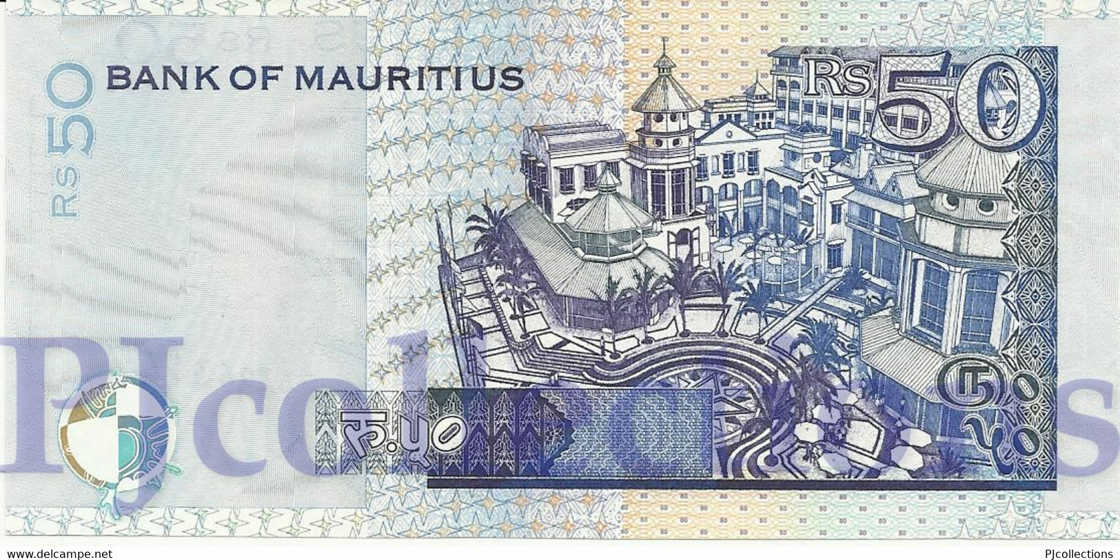 MAURITIUS 50 RUPEES 2006 PICK 50d UNC - Maurice