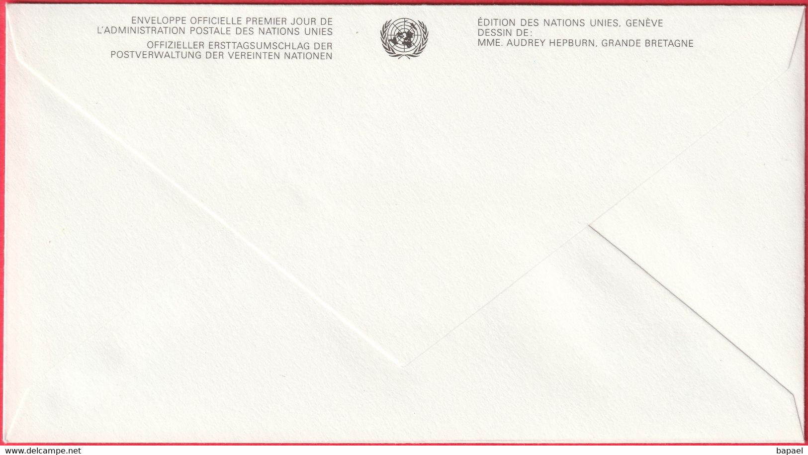 FDC - Enveloppe - Nations Unies - (New-York) (14-6-91) - Droits De L'Enfant (Recto-Verso) - Lettres & Documents