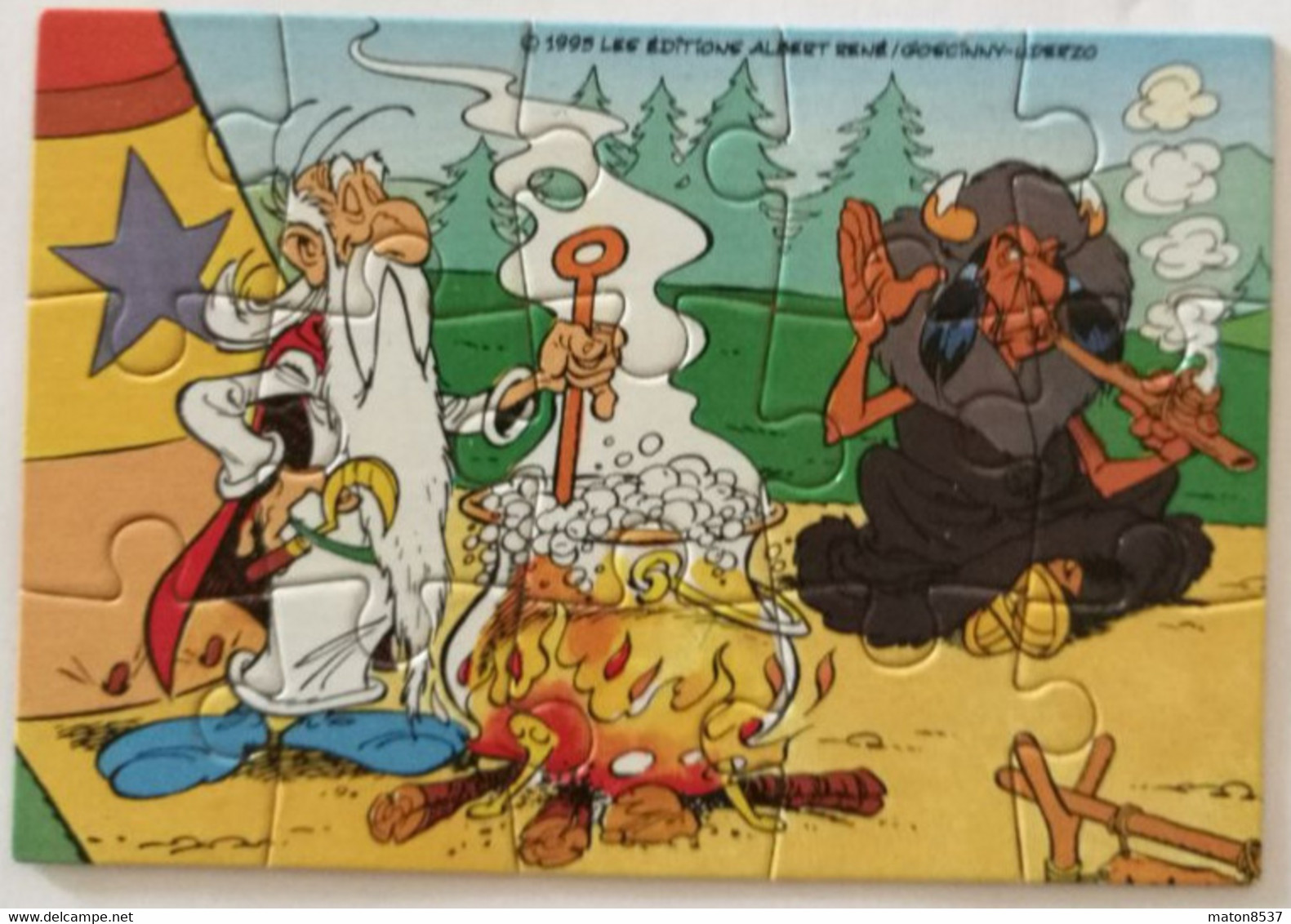 Kinder Puzzle :   Asterix 1997 - Miraculix - Medizinmann - 1 - Puzzles