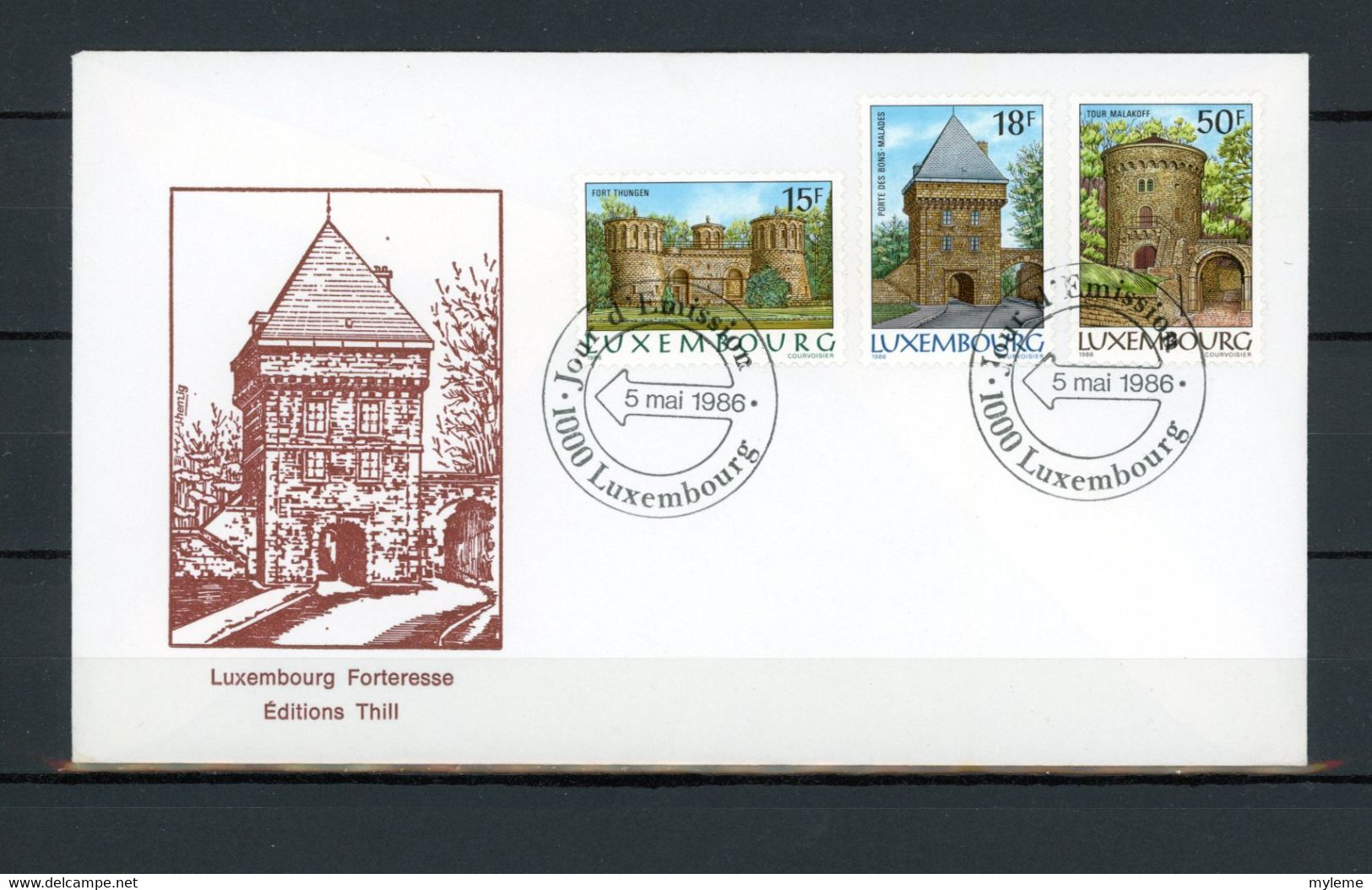 Z18-3 Luxembourg FDC N° 1103 à 1105  A Saisir !!! - Lettres & Documents