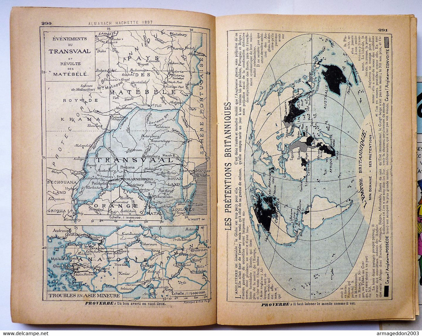 ALMANACH HACHETTE 1897 - PETITE ENCYCLOPEDIE POPULAIRE DE LA VIE PRATIQUE be