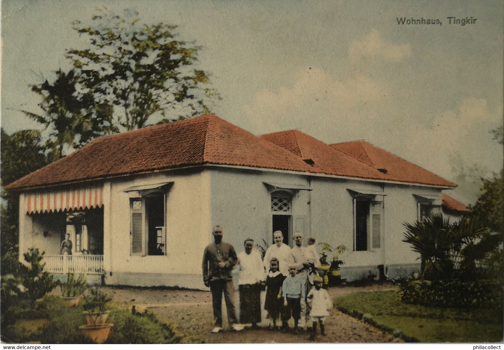 Ned. Indie - Indonesia  // Tingkir Wohnhaus 1914 - Indonesië