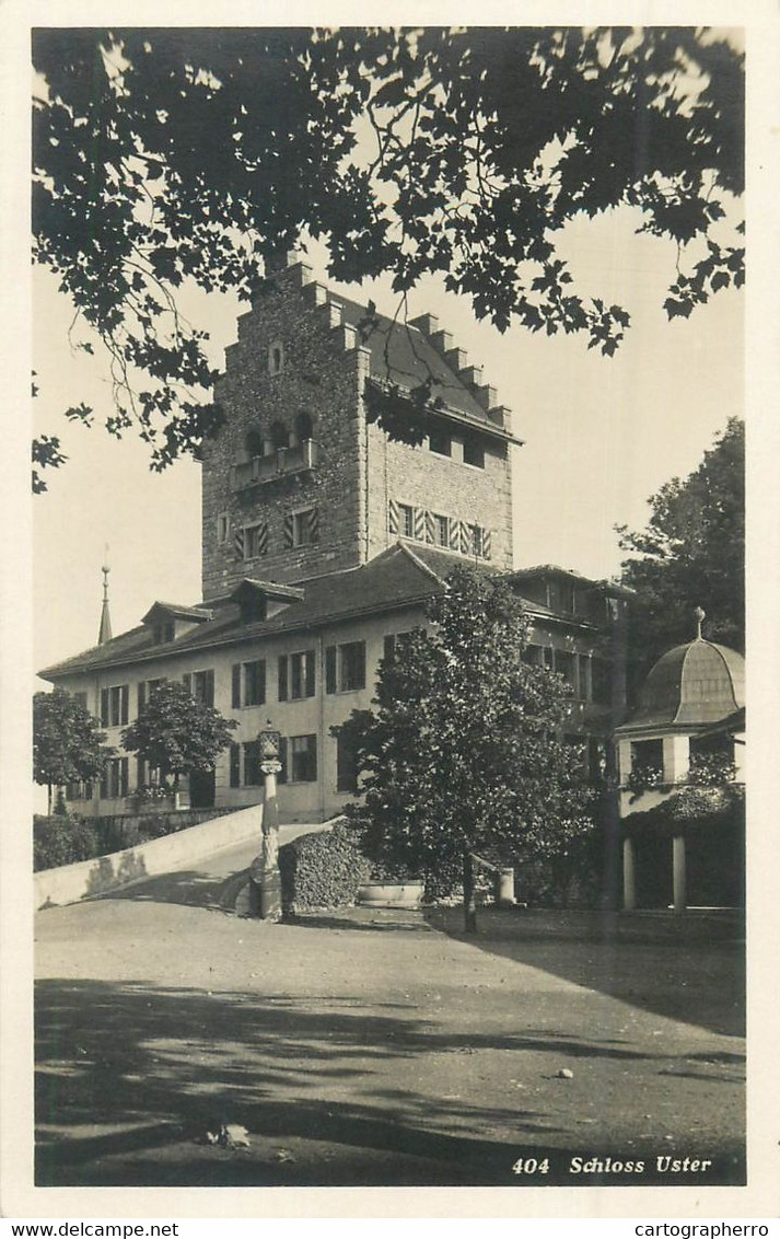 Switzerland Zurich USTER Schloss Henri Muller Postcard - Uster