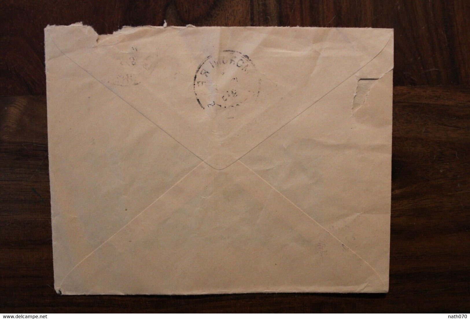 COMORES 1973 Trésorerie Moroni Cover Air Mail Timbre Seul Anjouan Moroni - Lettres & Documents