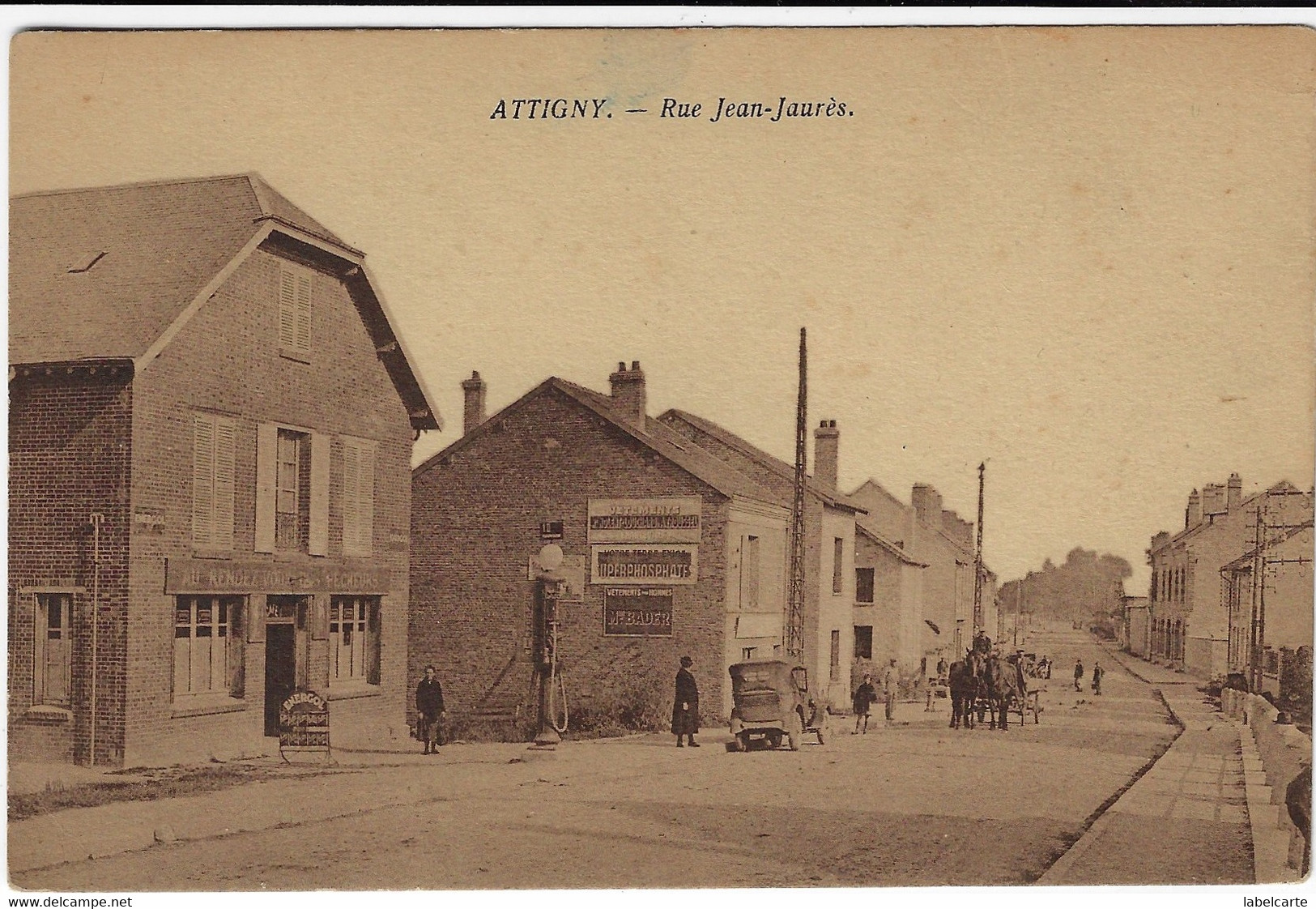 ARDENNES 08. ATTIGNY  RUE JEAN JAURES - Attigny