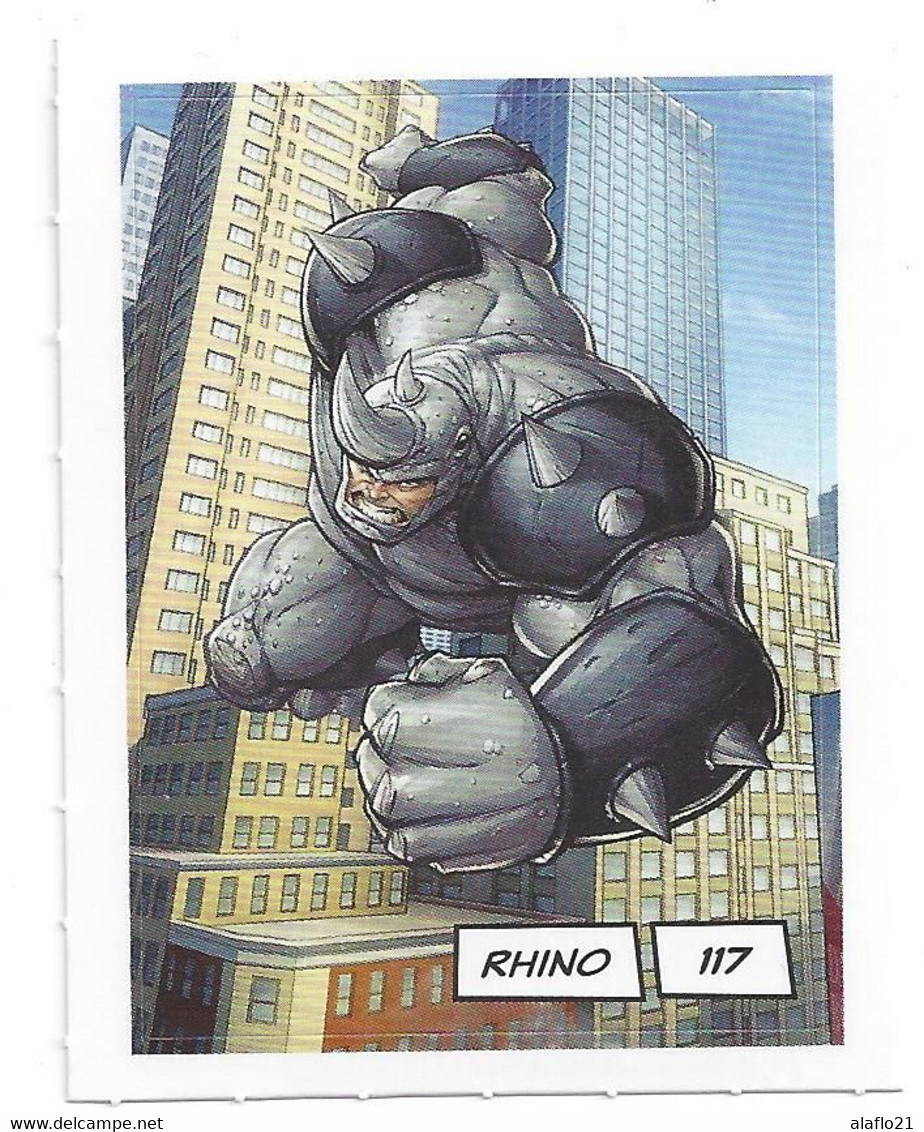 CARTE STICKER MARVEL LECLERC 2020 - N° 117 - RHINO - Marvel