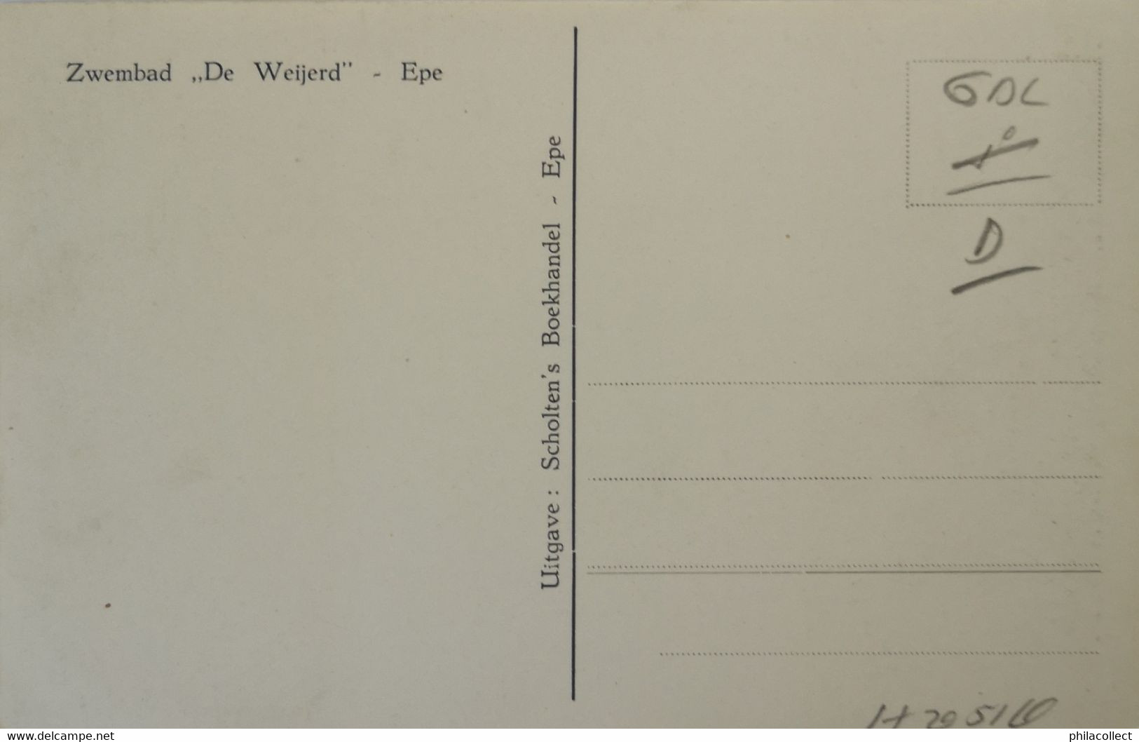 Epe (Gld.) Zwembad De Wijerd 19?? - Epe