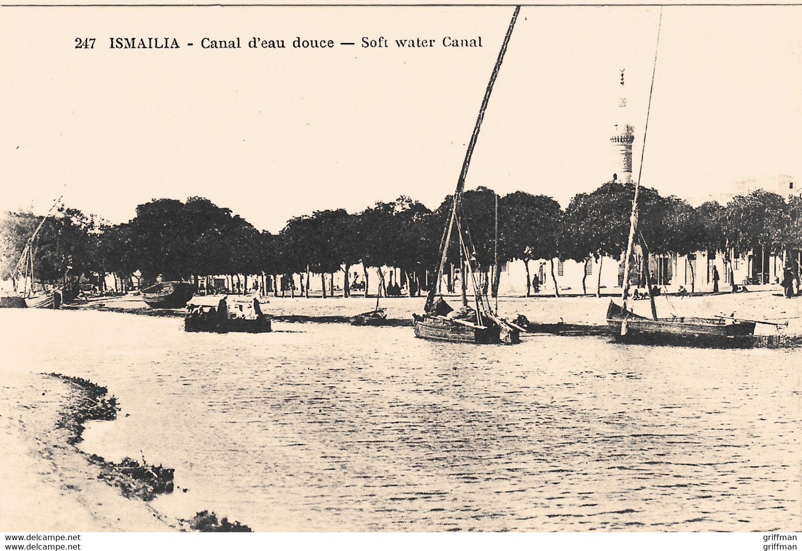 EGYPTE ISMAILIA CANAL D'EAU DOUCE TBE - Ismaïlia