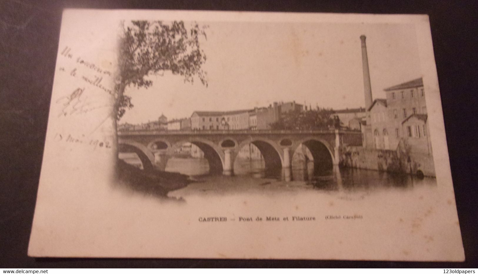 ♥️ / CASTRES PONT METZ ET FILATURE  1902 - Castres