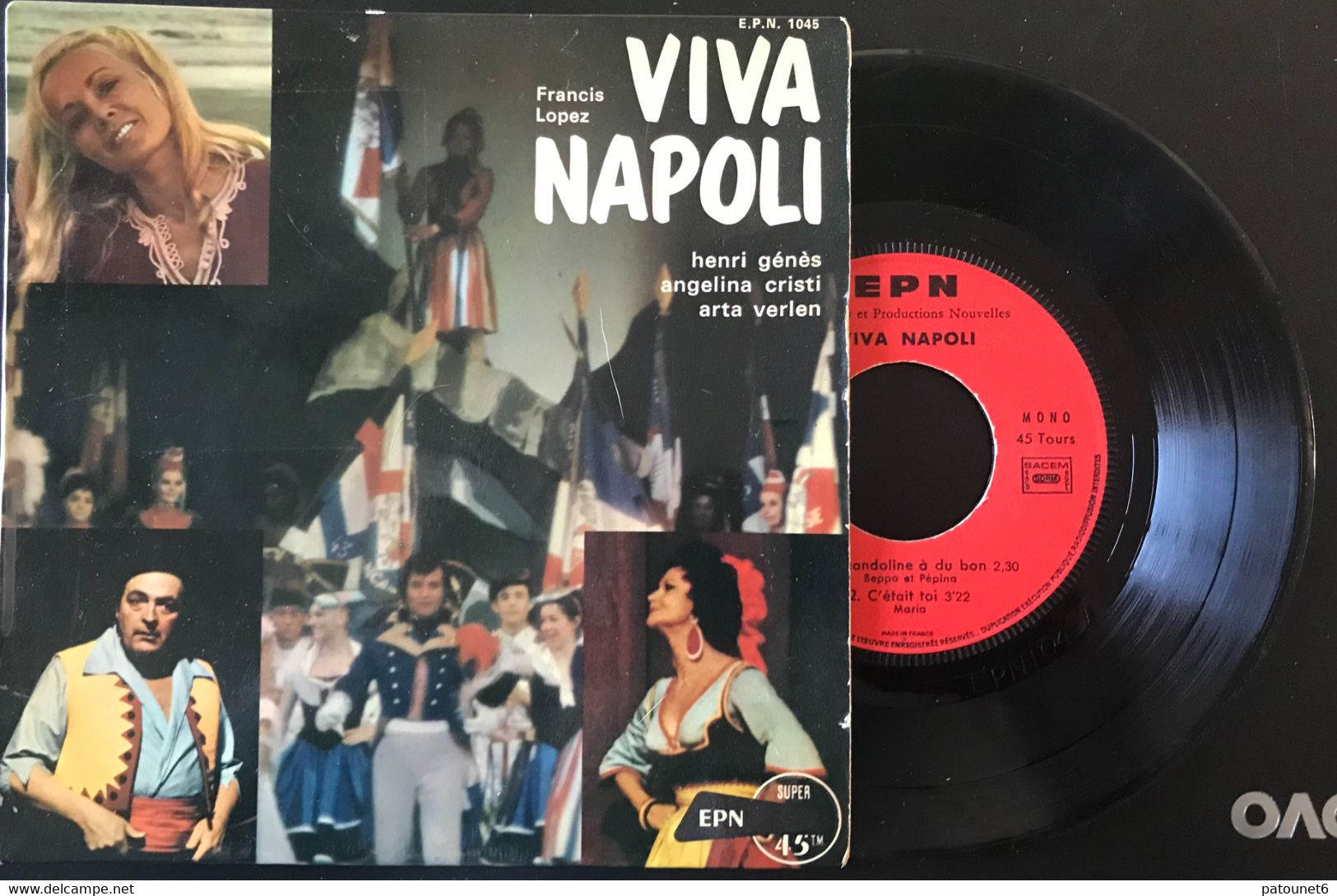 VIVA NAPOLI - Dédicacés -  Henri Génès, Angelina Cristi - Opéra & Opérette