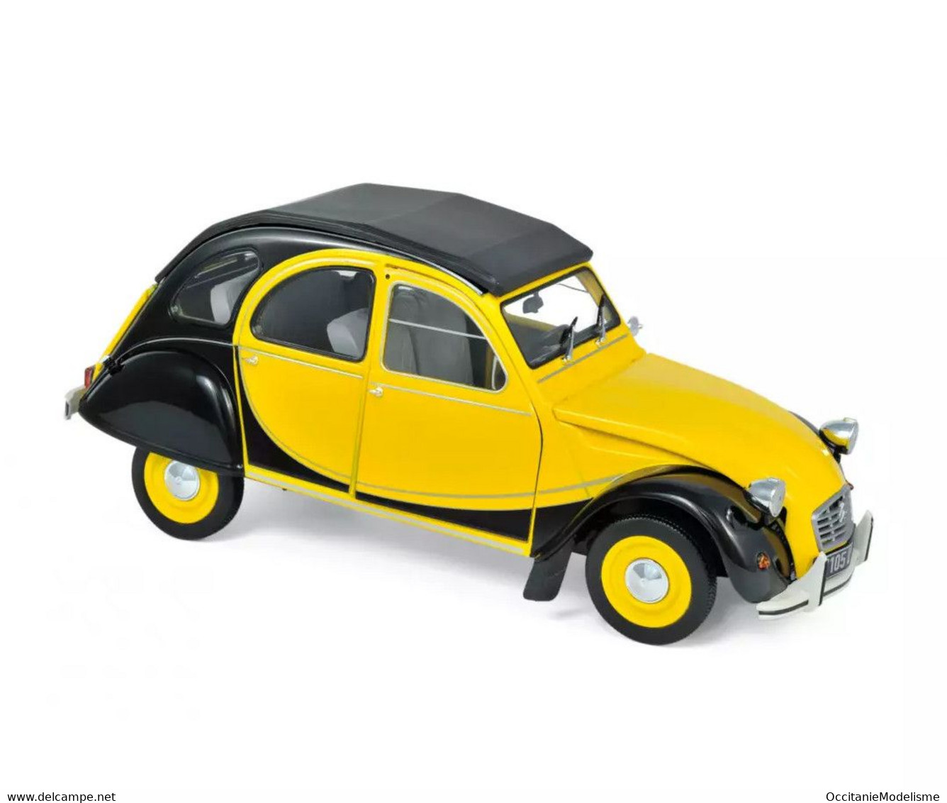 Norev - CITROEN 2CV Charleston 1982 Jaune Réf. 181493 Neuf NBO 1/18 - Norev