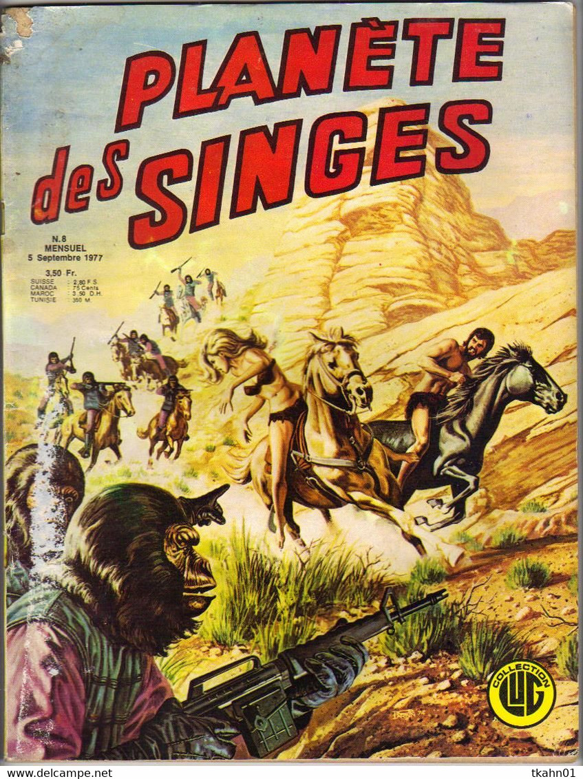 LA PLANETE DES SINGES N ° 8 " LUG " - Lug & Semic