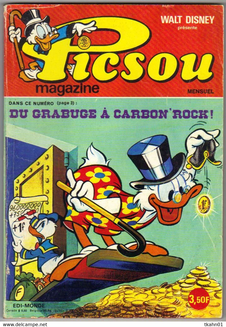 PICSOU  MAGAZINE  N° 39  EDI-MONDE - Picsou Magazine