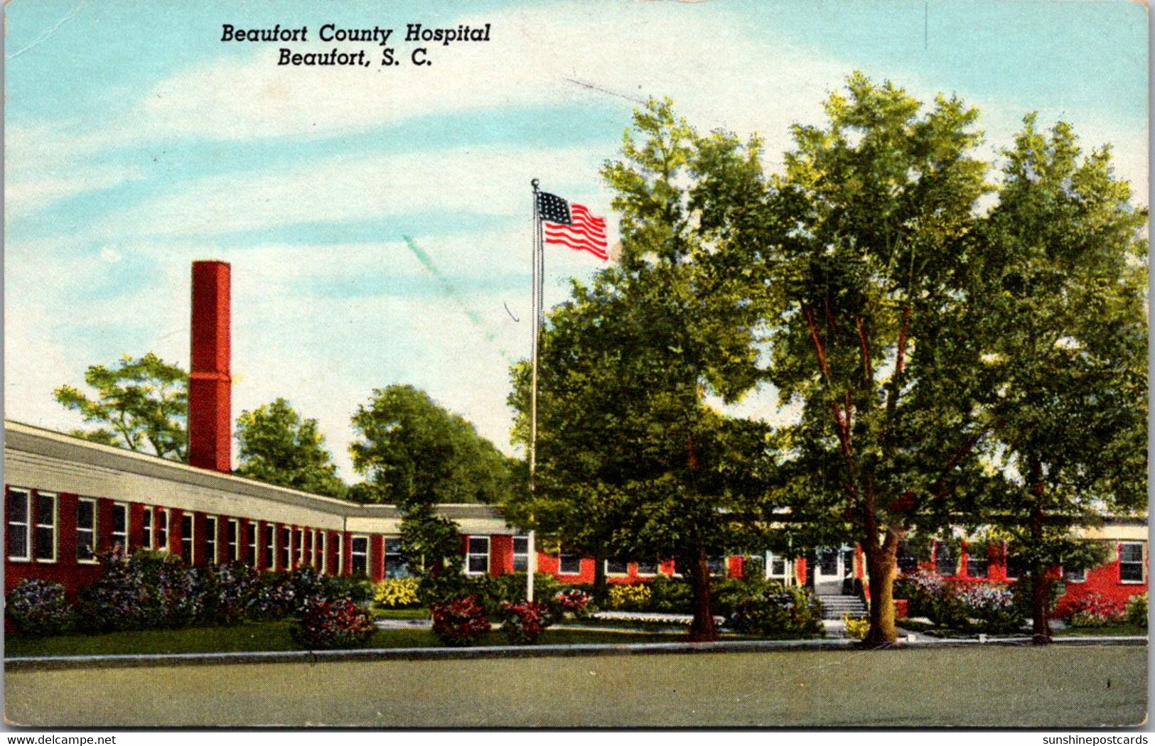 South Carolina Beaufort County Hospital Curteich - Beaufort