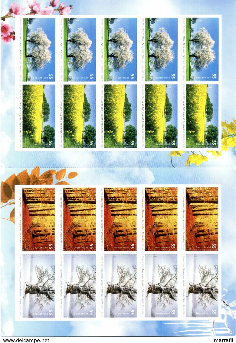 2006 REP. FED. TED. 4 Seasons, Vier Jahreszeiten, Plants, Flora, Booklet MNH ** Un. L2406 - Andere & Zonder Classificatie