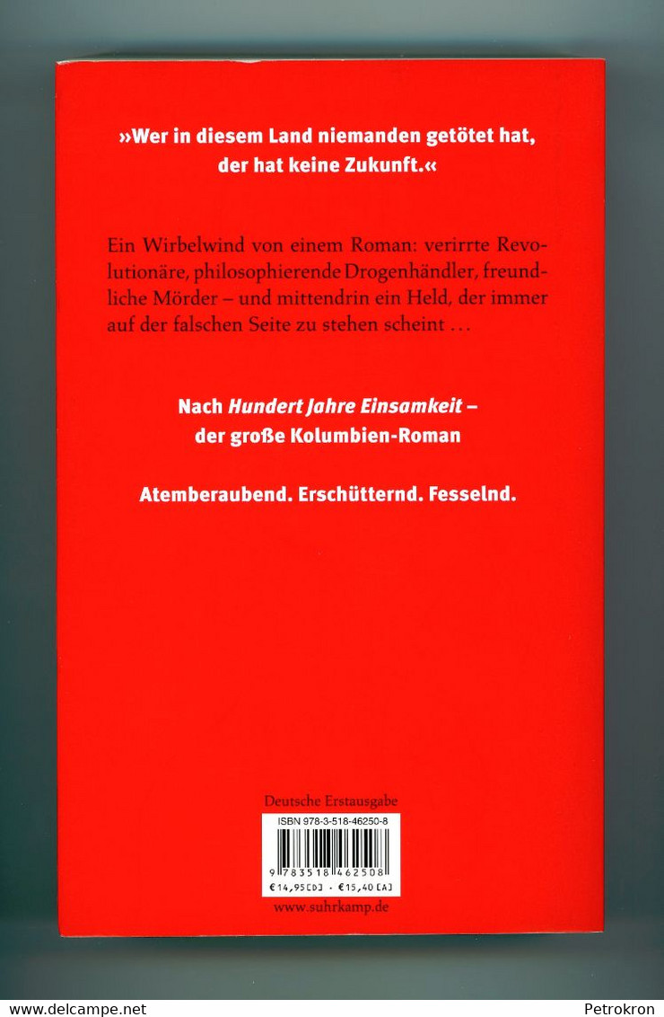 Sergio Alvarez: 35 Tote Roman Kolumbien Suhrkamp Nova 2011 Taschenbuch Wie Neu! - Auteurs Int.