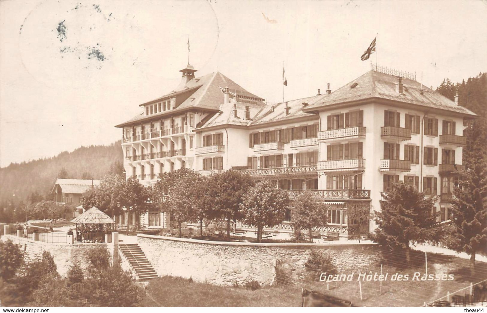 ¤¤   -  SUISSE   -  SAINTE-CROIX  -  Carte-Photo Du Grand Hôtel Des RASSES     -  ¤¤ - Sainte-Croix 