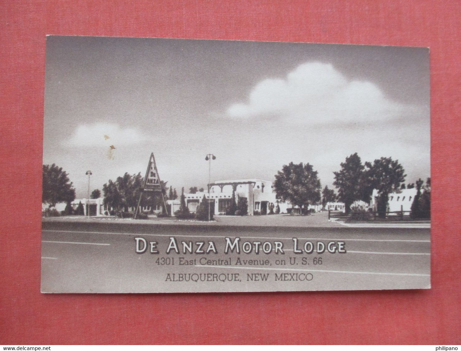 Route 66  De Anza Motor   Lodge    Albuquerque New Mexico > Albuquerque  Ref 5805 - Albuquerque