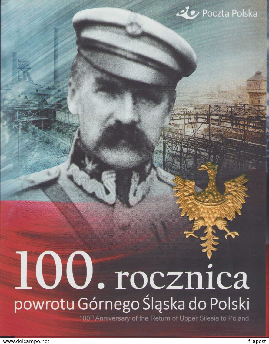 Poland 2022 Booklet / Return Of Upper Silesia To Poland, Polish Army, Gen Stanisław Szeptycki /with Eagle Pin!! - Markenheftchen