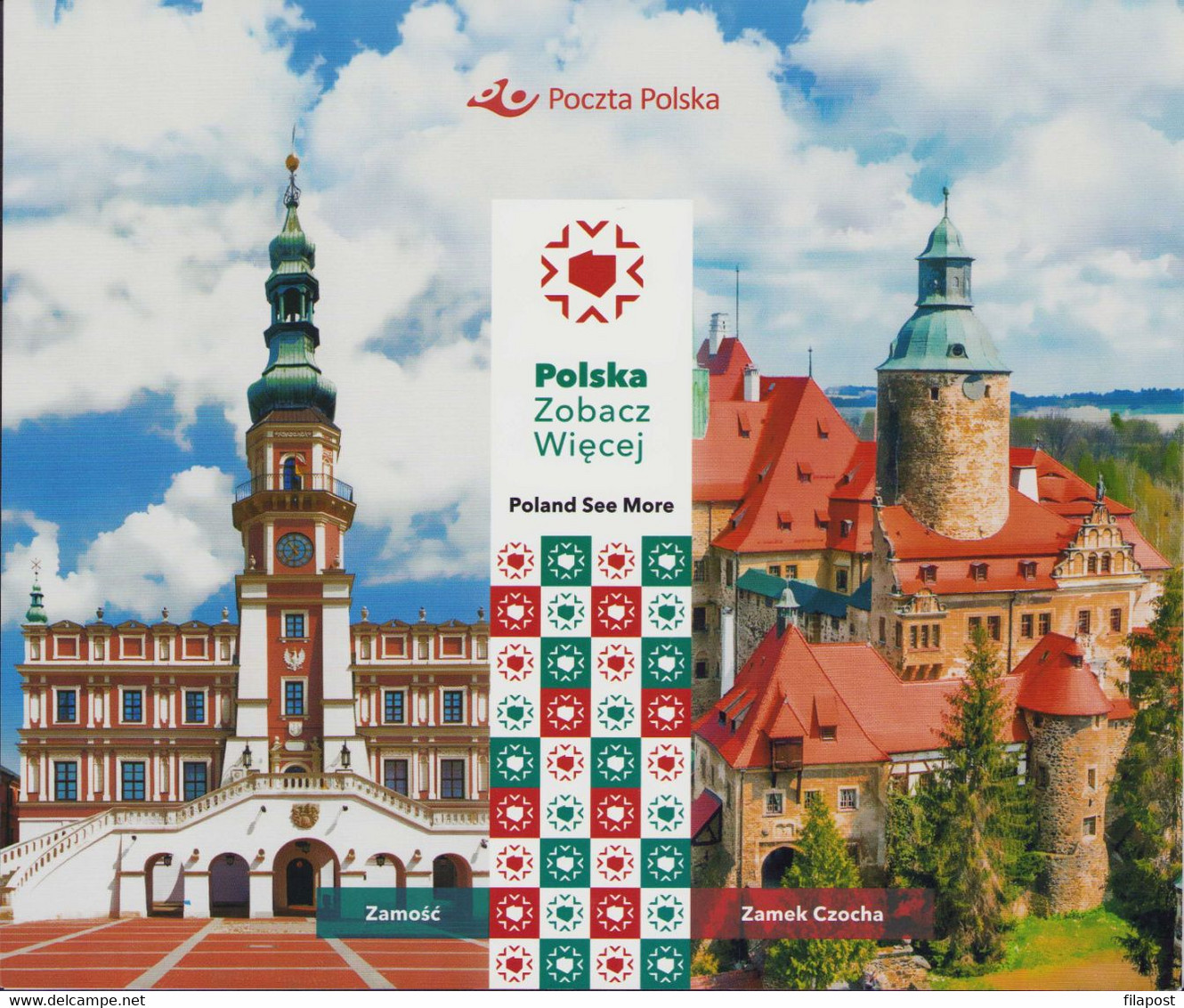2022 Poland, Booklet / See More - Town Hall And The Rynek Wielki In Zamosc, Czocha Castle Architecture / MNH** - Markenheftchen