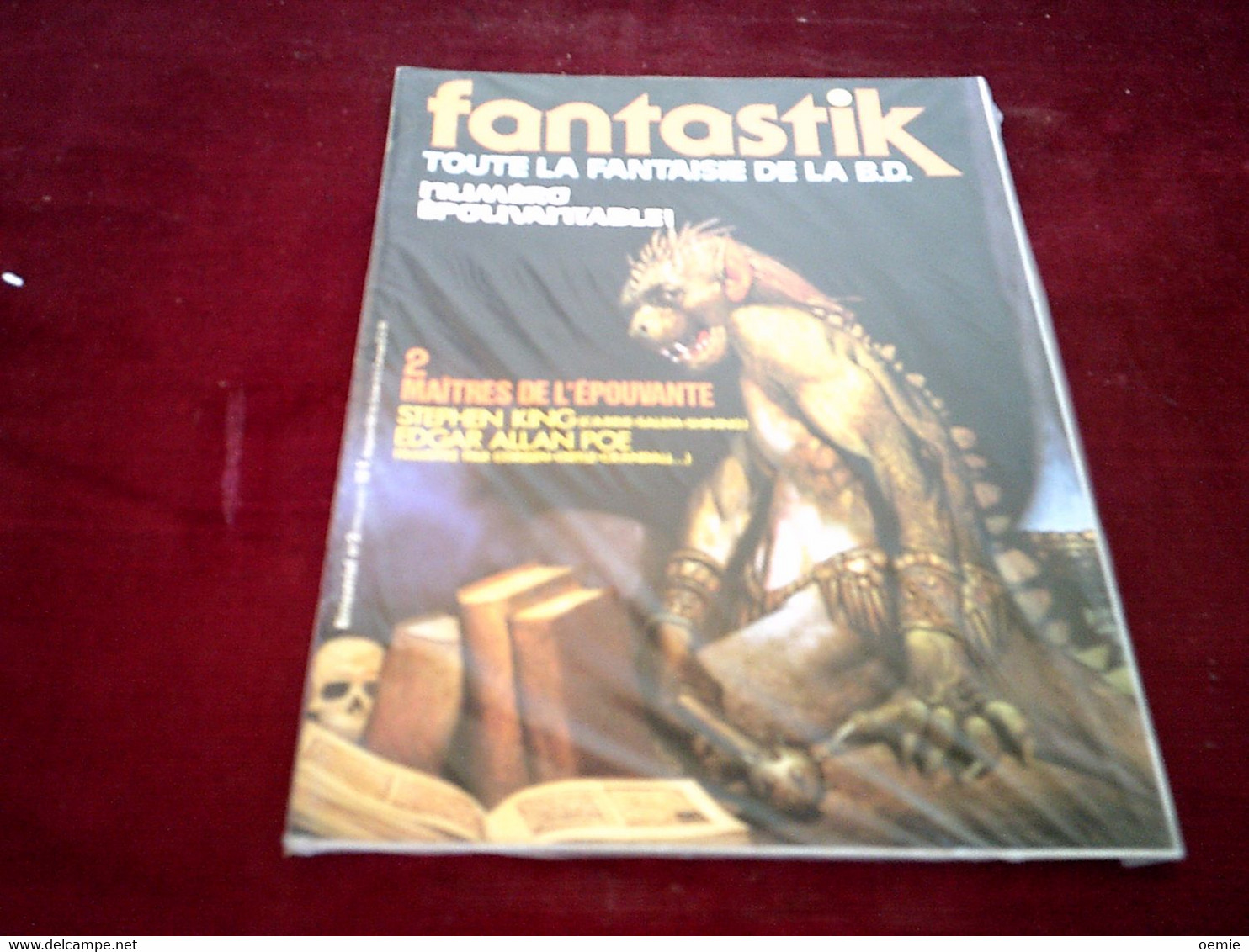 Fantastik   N° 2  //    2 MAITRES DE L'EPOUVANTE  STEPHEN KING ET EGAR ALLAN POE - Fantastic 4