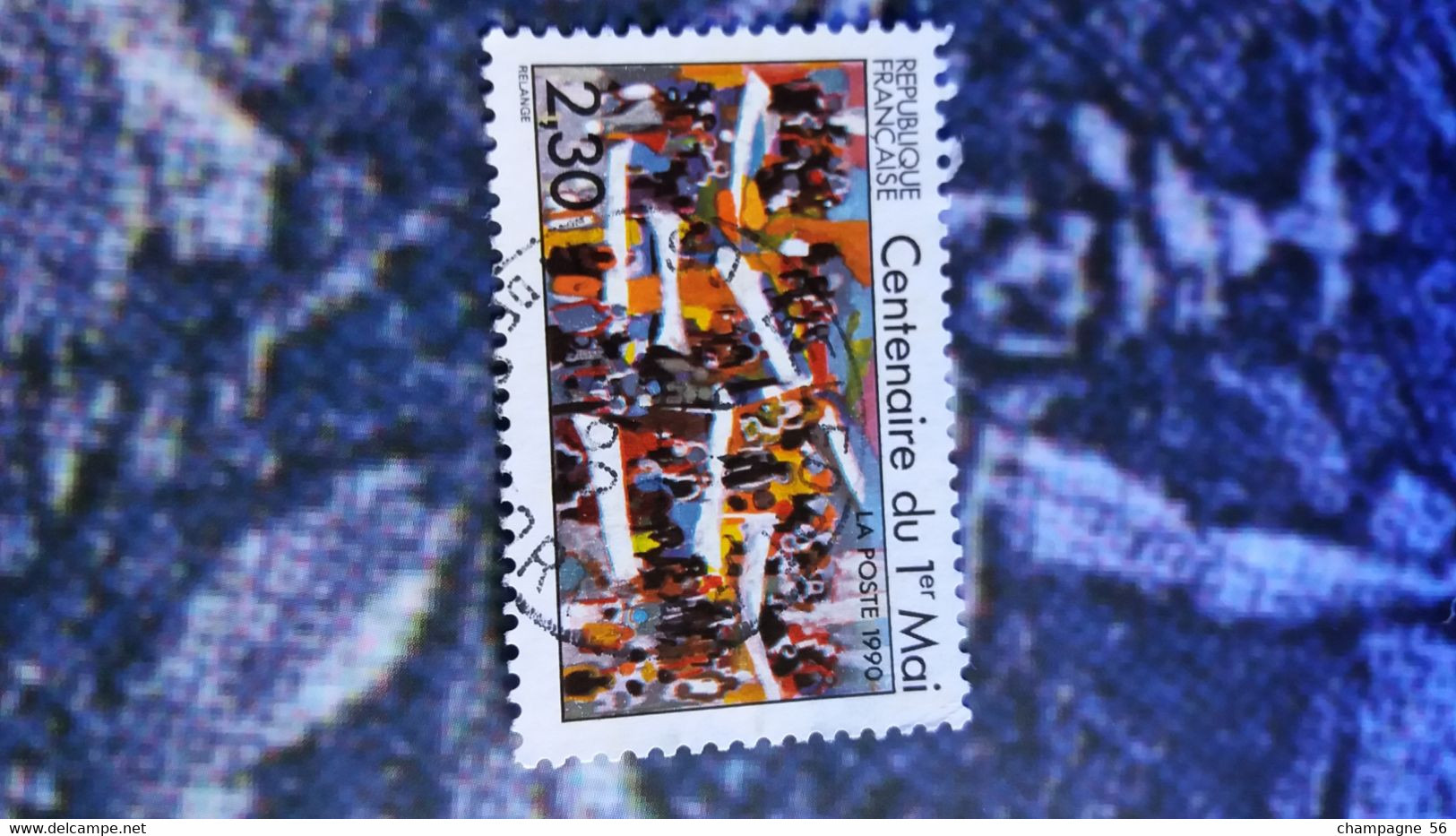 1990 N° 2644 OBLITERE COULEUR A GAUCHE SCANNE 3¨PAS A  VENDRE - Used Stamps