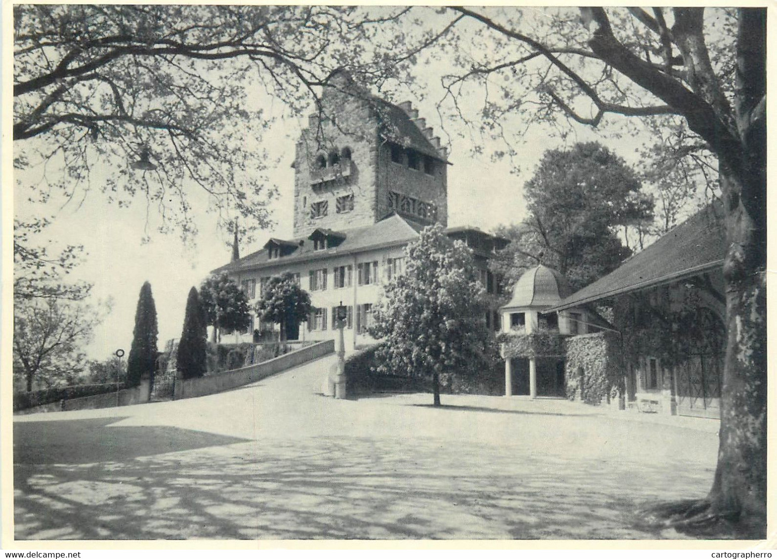 Switzerland Postcard Schloss Uster 1953 - Uster