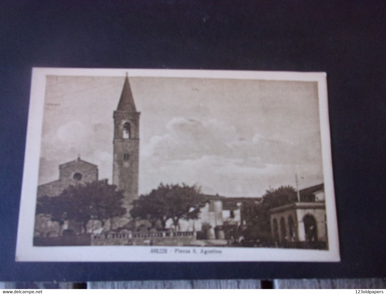 ♥️   AREZZO PIAZZA S AGOSTINO  SINATTI ETTORE - Arezzo